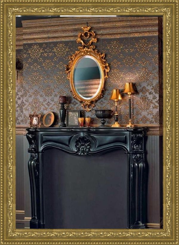 Зеркало в деревянной раме Арт.NA059.1.062
